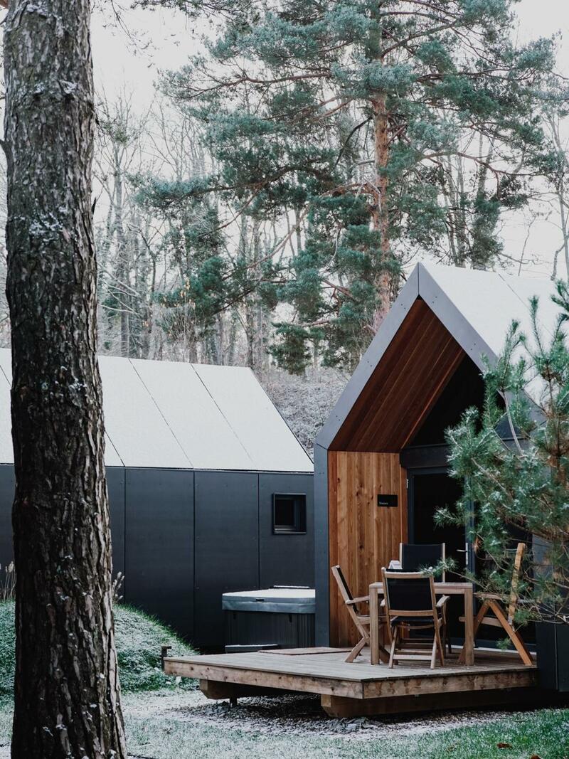 Luxury glamping Chocolate village, Slovenia