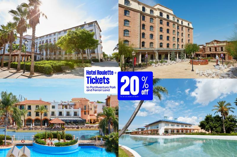 PortAventura Hotel Roulette - Includes unlimited access to PortAventura Park & 1 access to Ferrari Land, Costa Dorada